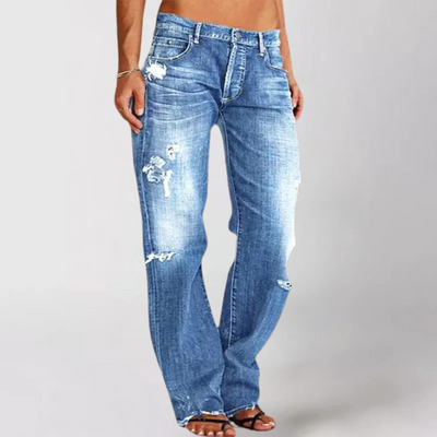 Lys™ | Loose Wide-Leg Denim Jeans