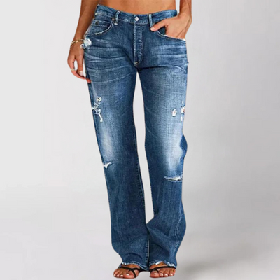 Lys™ | Loose Wide-Leg Denim Jeans