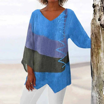 Dehlia™ | Stylish V-Neck Top