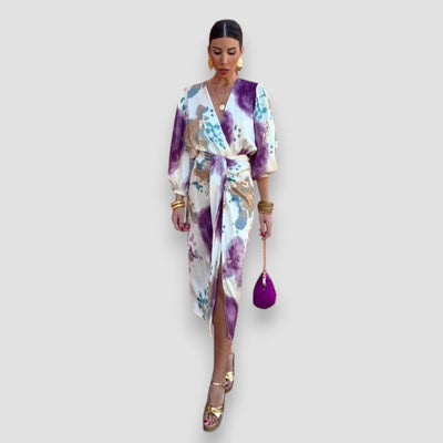 Larissa™ | Stylish V-Neckline Dress