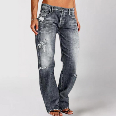 Lys™ | Loose Wide-Leg Denim Jeans