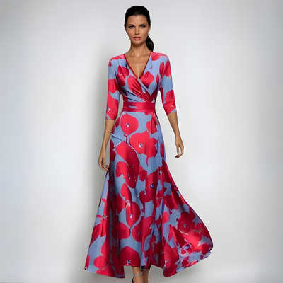 Oriane™ - Elegant Floral Dress Feel Confident