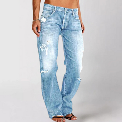 Lys™ | Loose Wide-Leg Denim Jeans