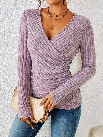 AMELIE - Tummy Tucking Long Sleeve Top