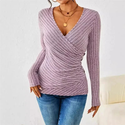 AMELIE - Tummy Tucking Long Sleeve Top
